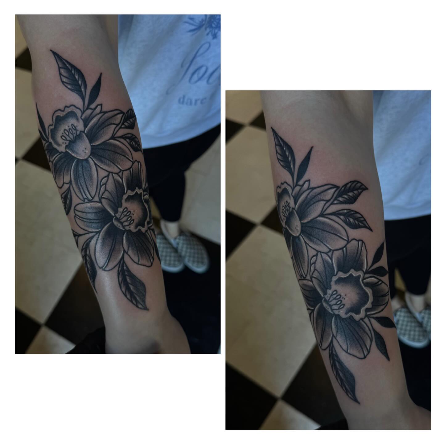 Tattoo by @tattooschooldropout β black_and_grey