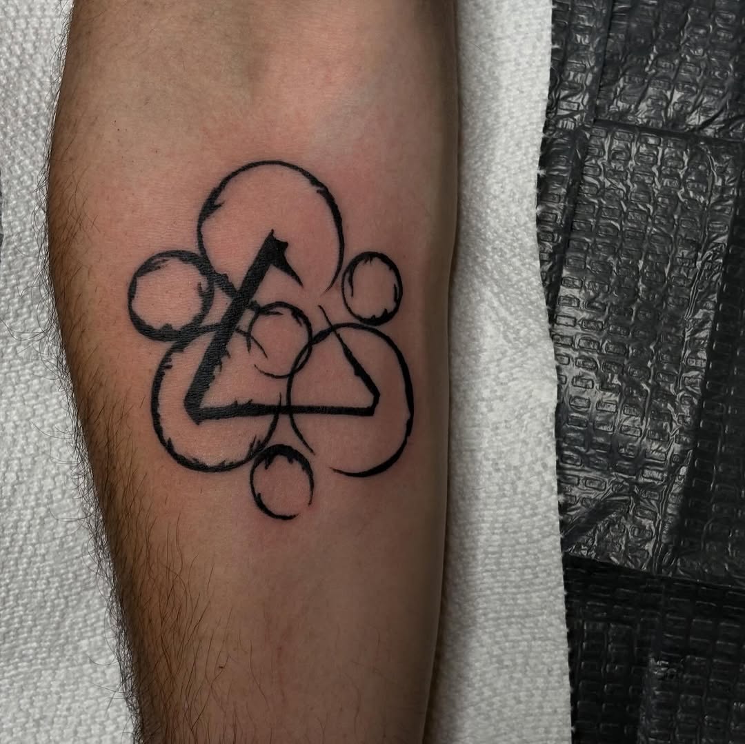 Tattoo by @toughcookietattoo — geometric, blackwork