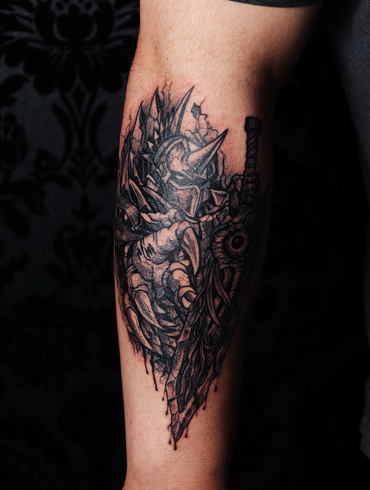 Tattoo by @dzulking — black_and_grey, realism