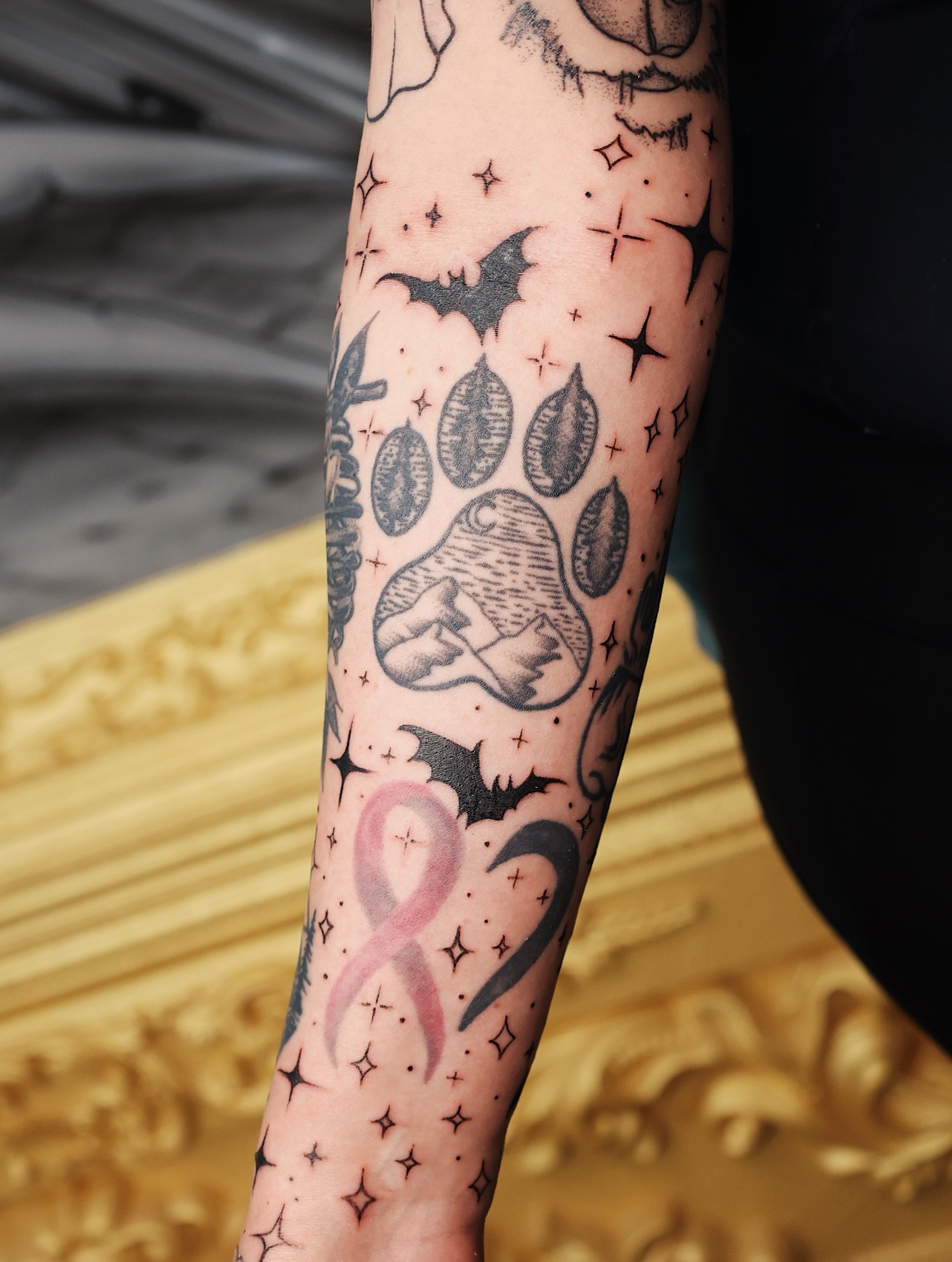 Tattoo by @dzulking — black_and_grey