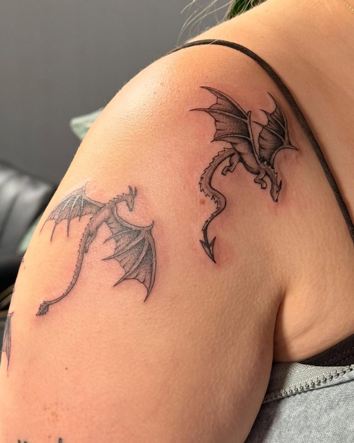 Tattoo by @ink.by.angel89 — black_and_grey