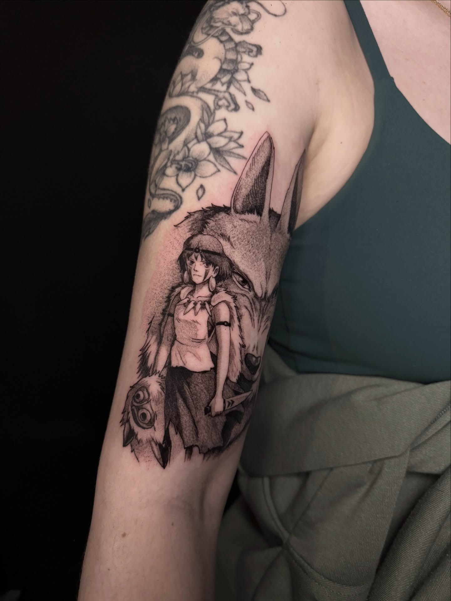 Tattoo by @fragiledagger — dotwork, realism