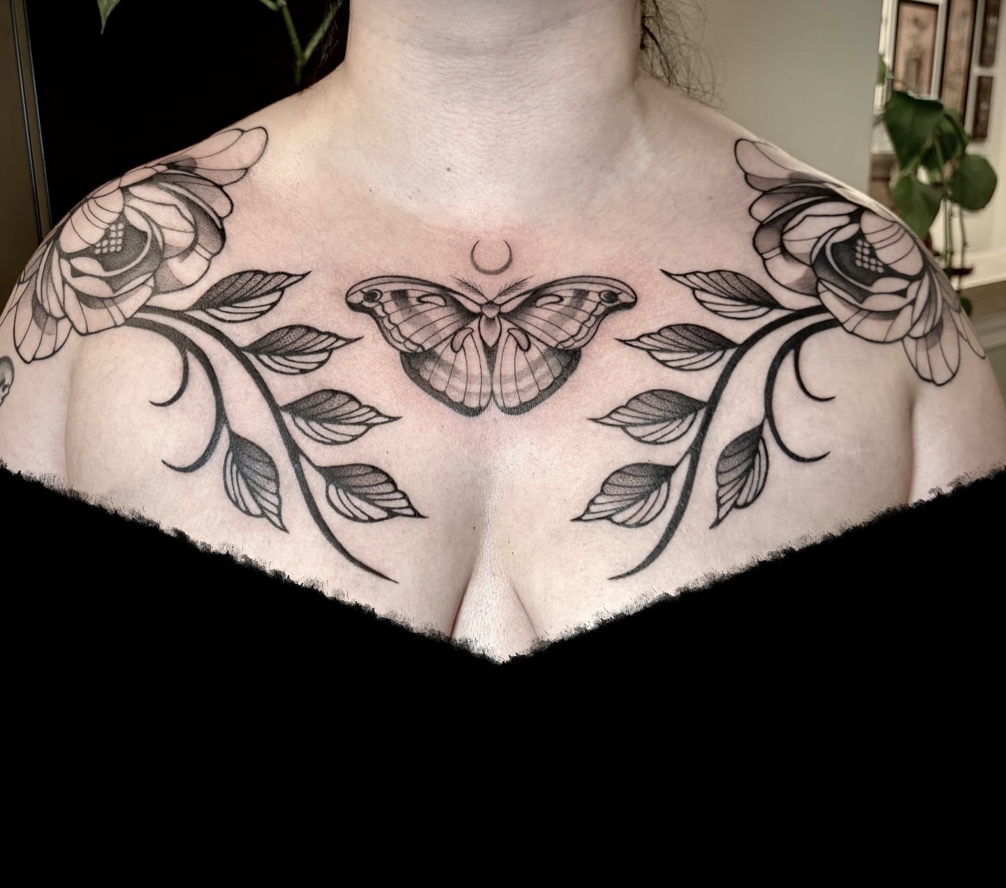 Tattoo by @maya_zink — black_and_grey, realism