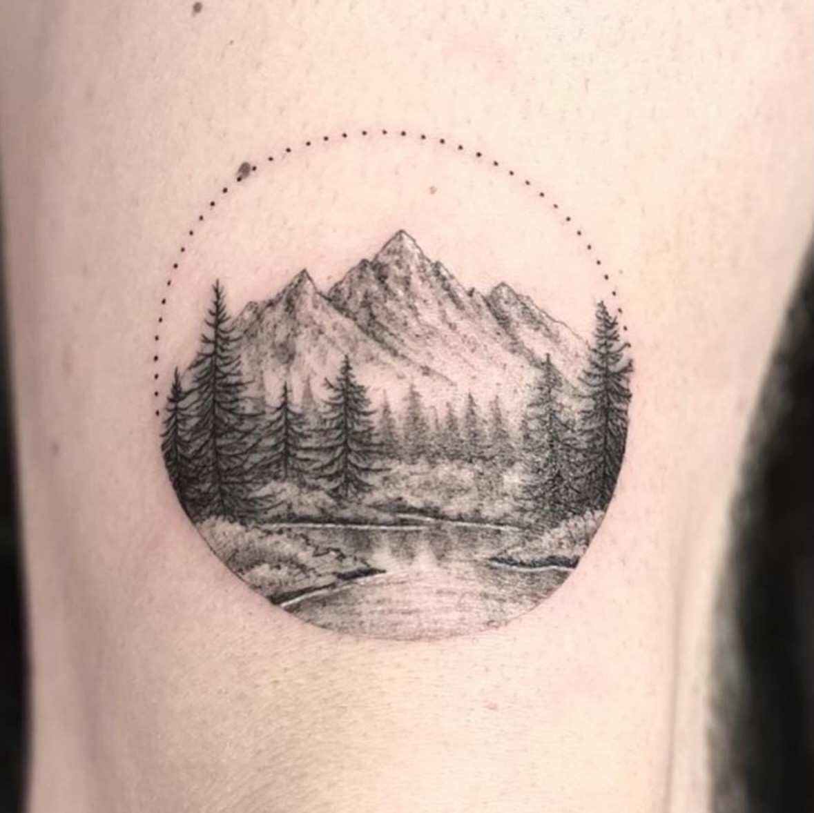 Tattoo by @joytattoo.flashbook — dotwork, realism