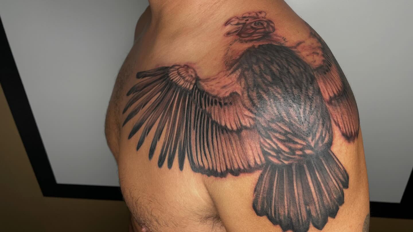 Tattoo by @alexbtatz — black_and_grey