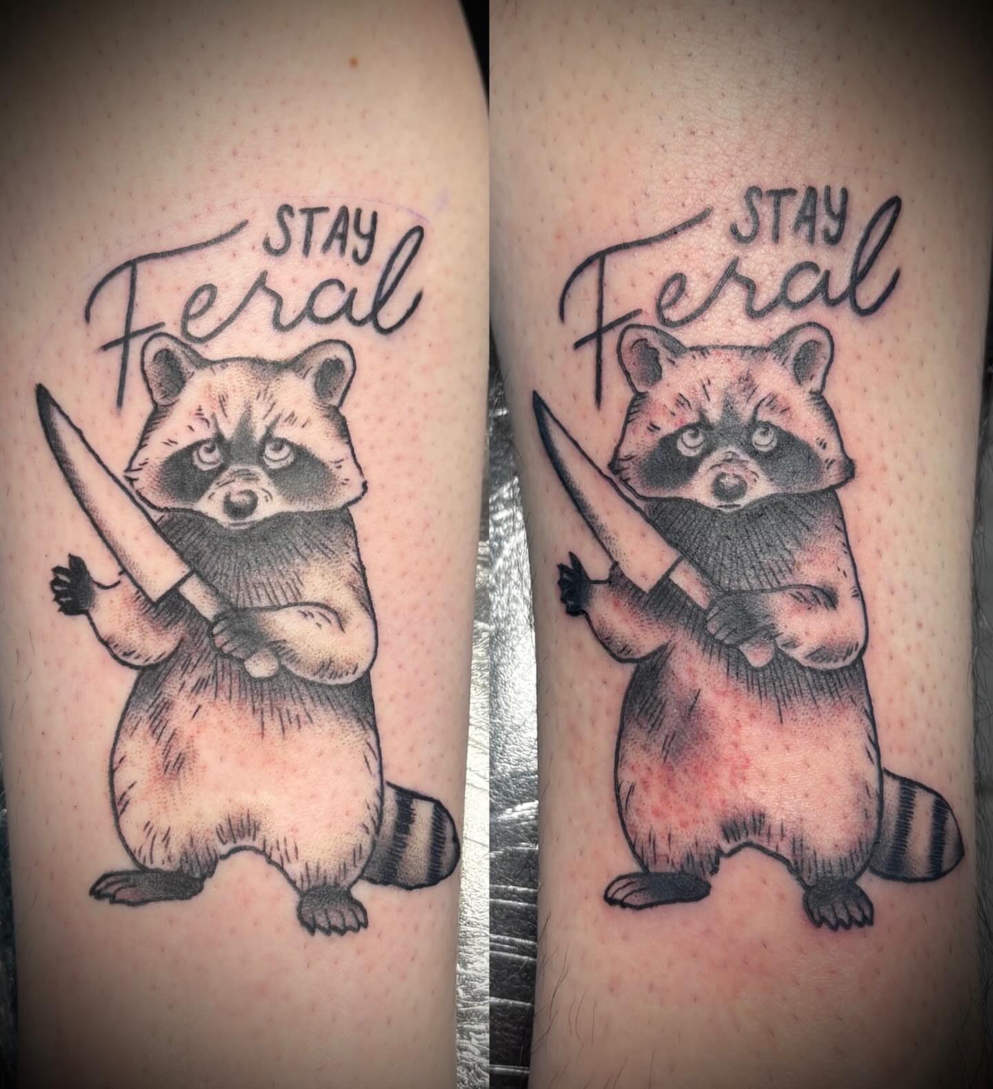 Tattoo by @hardcorn77 — black_and_grey