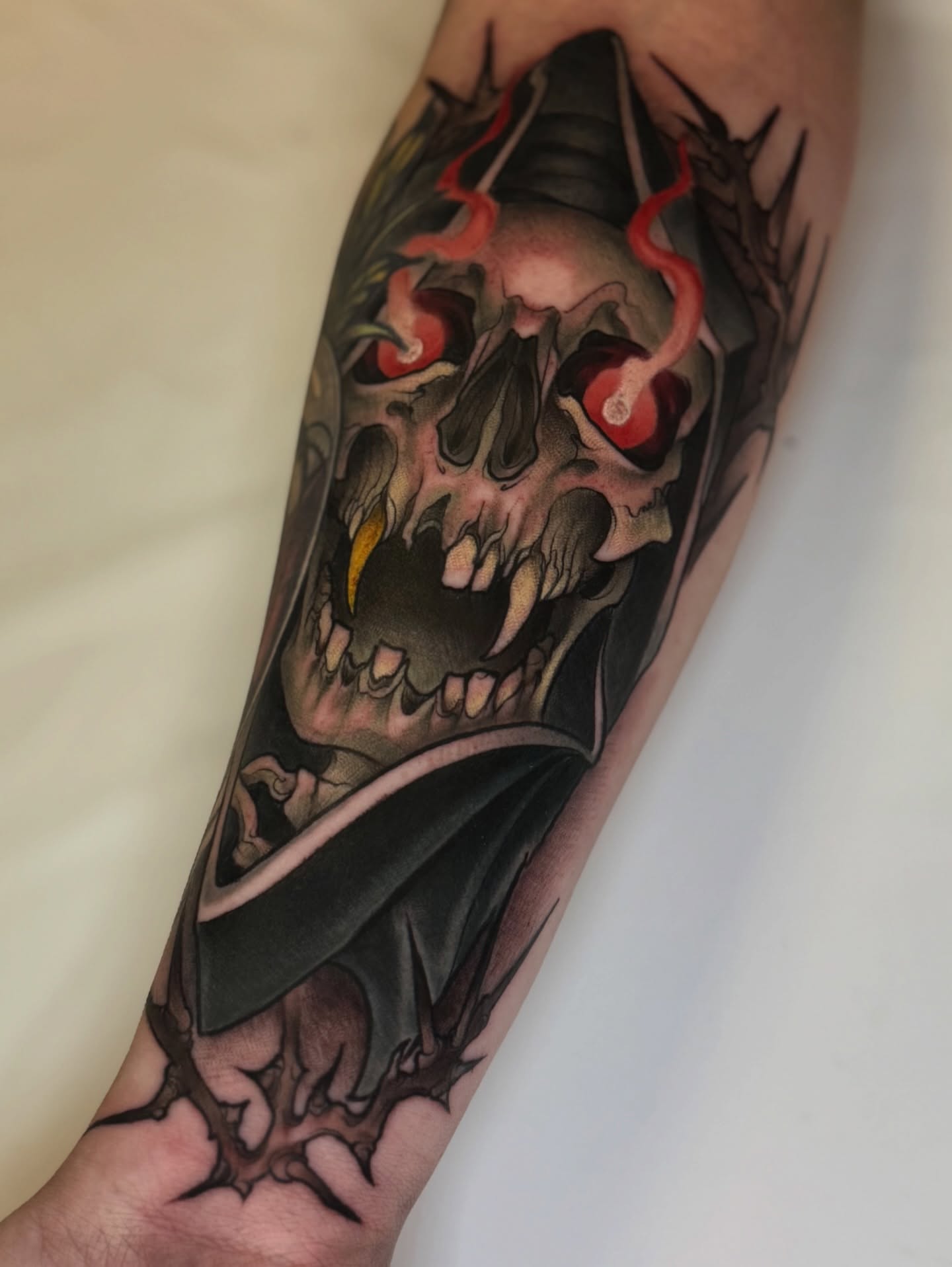 Tattoo by @xtoughtittytattoox — dark_realism