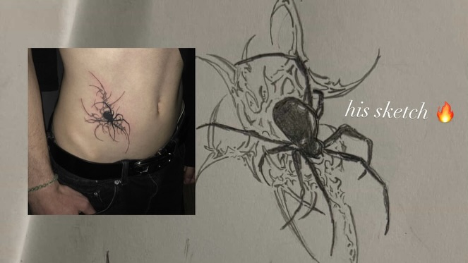 Tattoo by @keeshetattoo โ black_and_grey