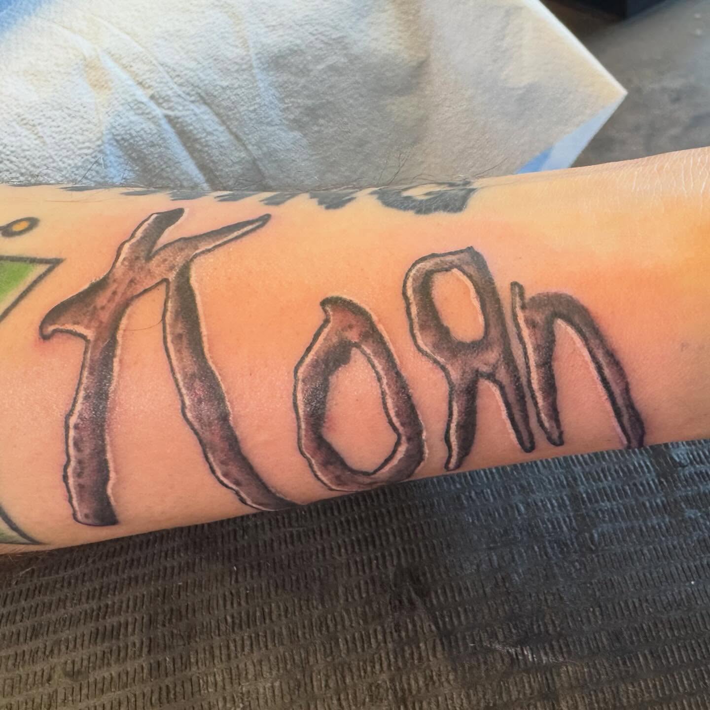 Tattoo by @markgalvan — lettering_script