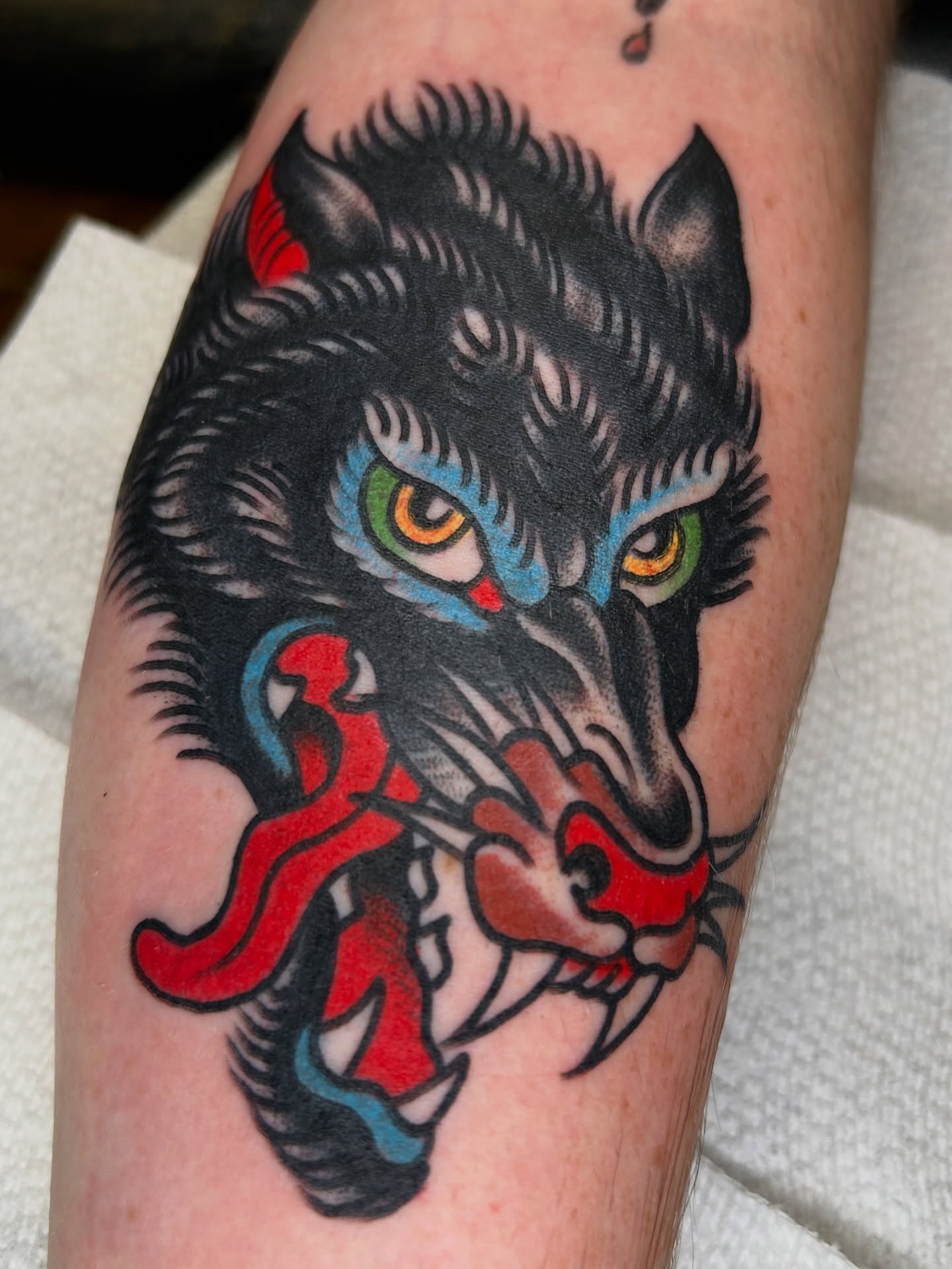 Tattoo by @ericcaudilltattoo — american_traditional