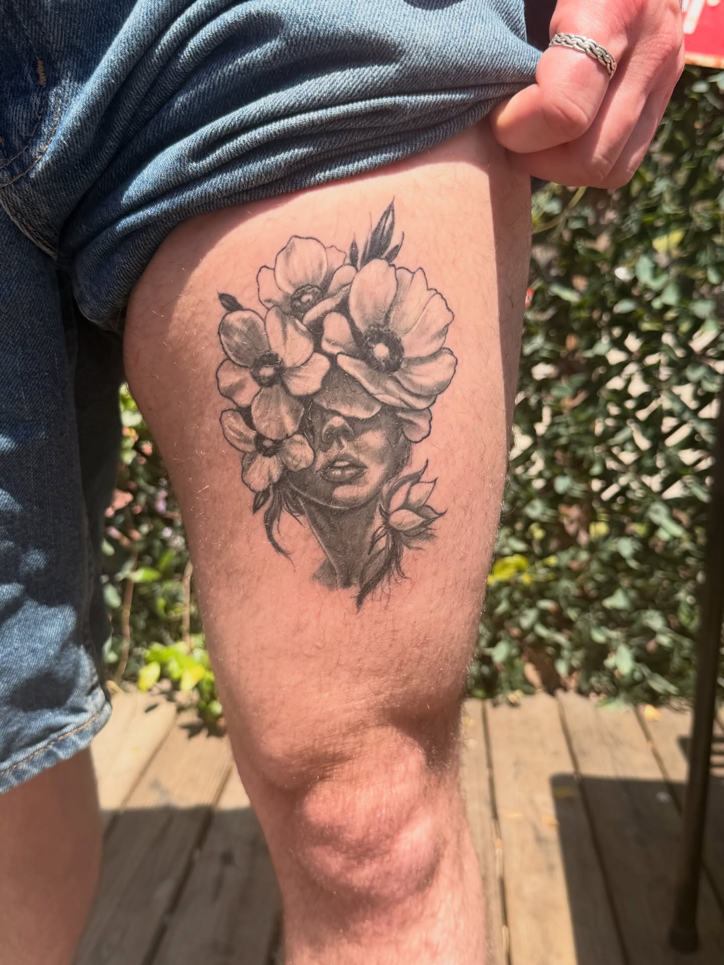Tattoo by @celestine.art — black_and_grey, realism