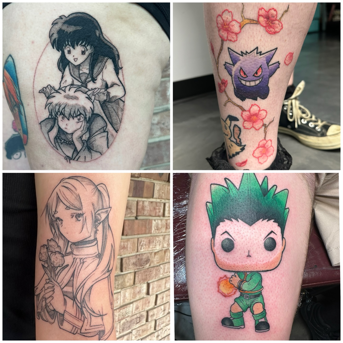 Tattoo by @leethemillennial — anime