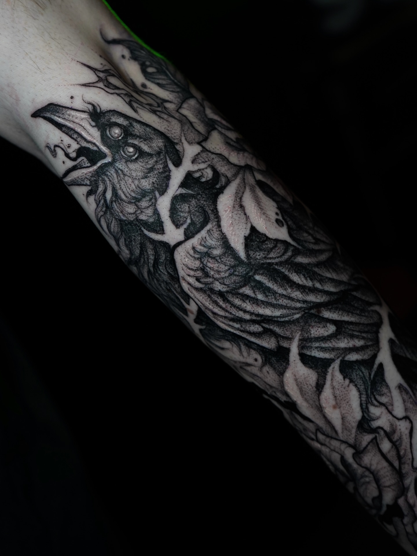 Tattoo by @evi_berry_falcon โ black_and_grey, realism