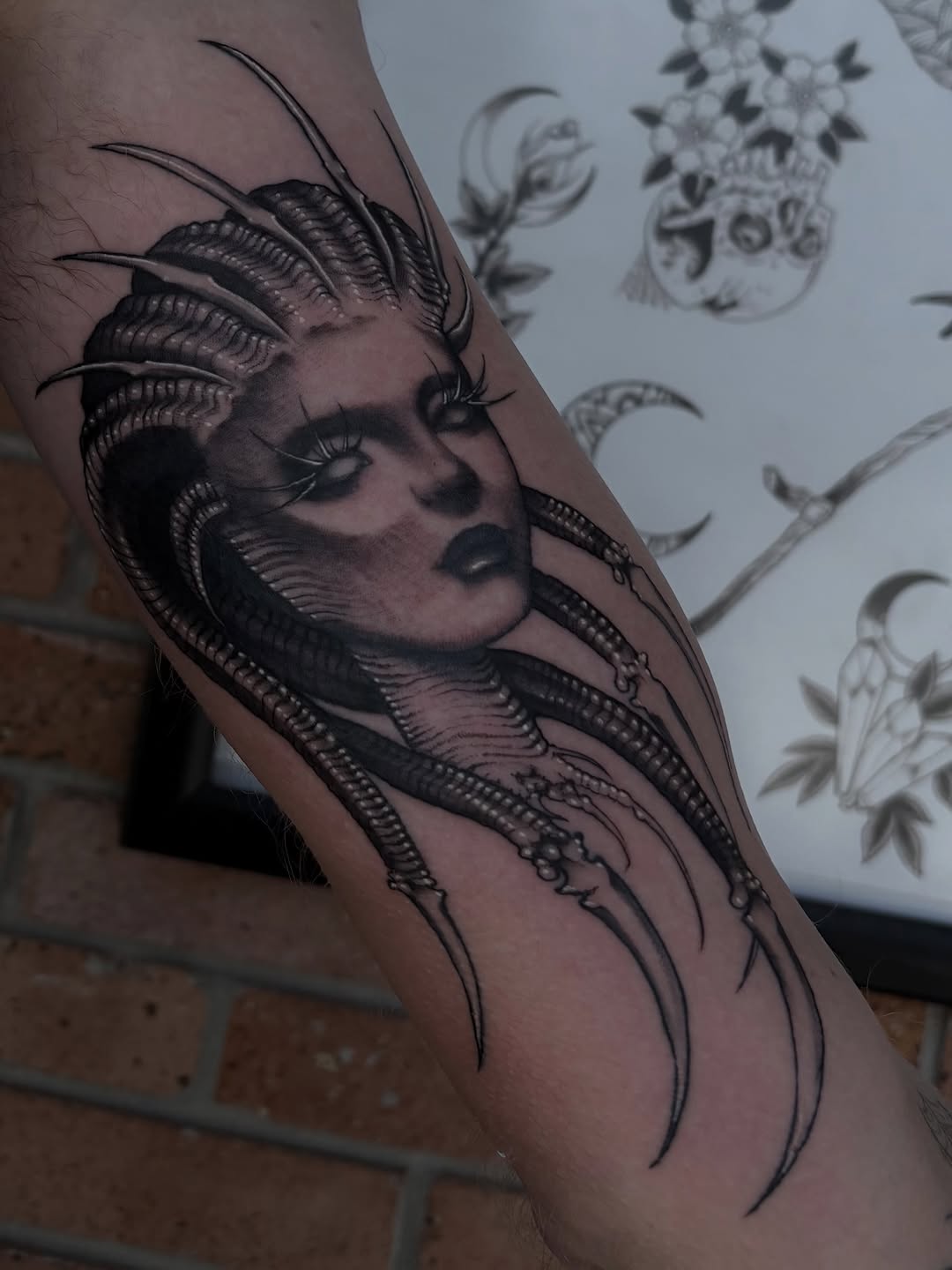 Tattoo by @mylajanetattoos — realism, black_and_grey