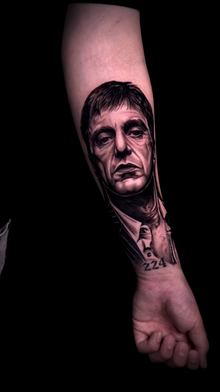Tattoo by @tattoosbygregp — realism, black_and_grey