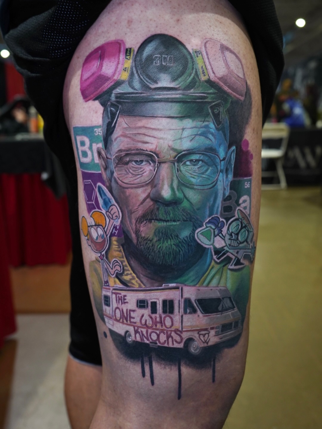 Breaking Bad realism tattoo on the forearm by Benjamin Xavier Valadez