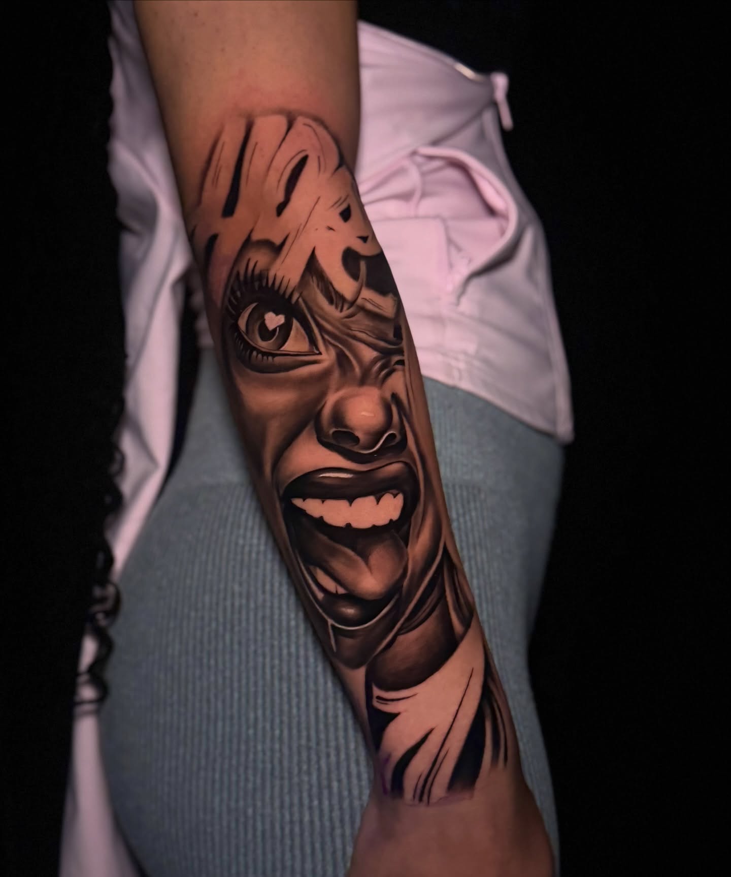 Tattoo by @_inkplug — realism, dark_realism