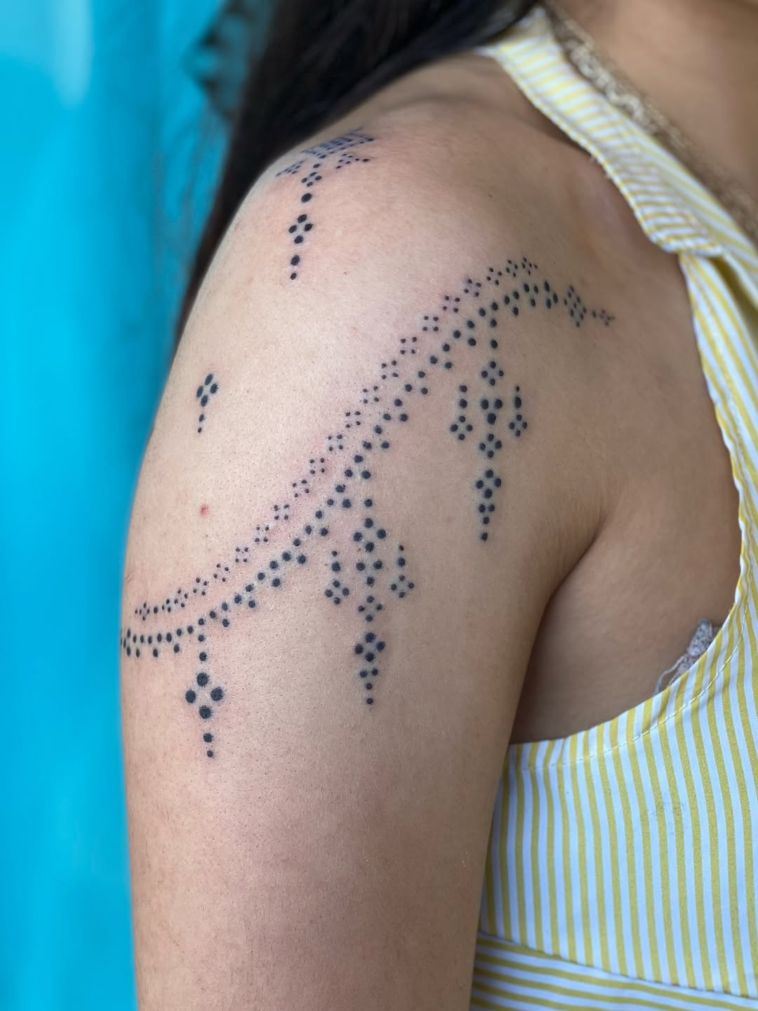 Tattoo by @brujatattooer β dotwork, minimalist