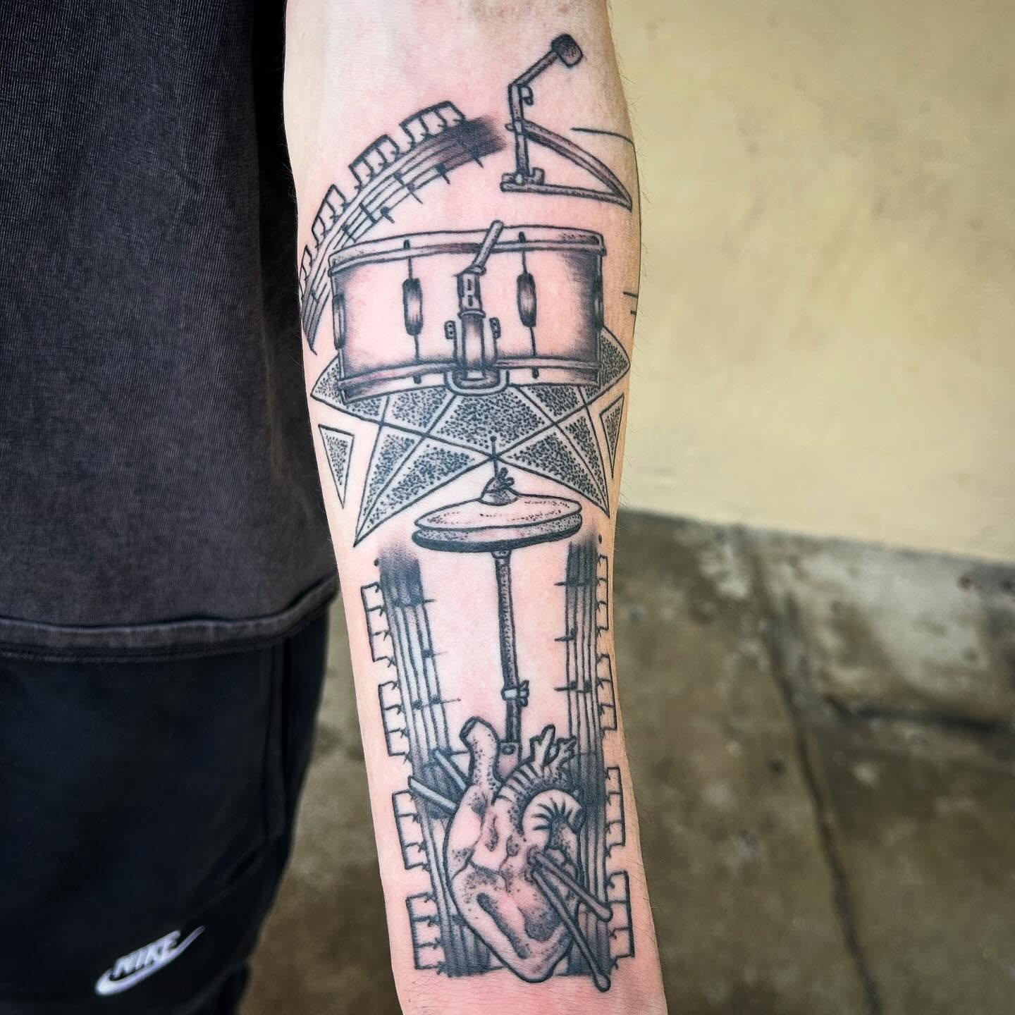 Tattoo by @lovedestroyer — dotwork, realism