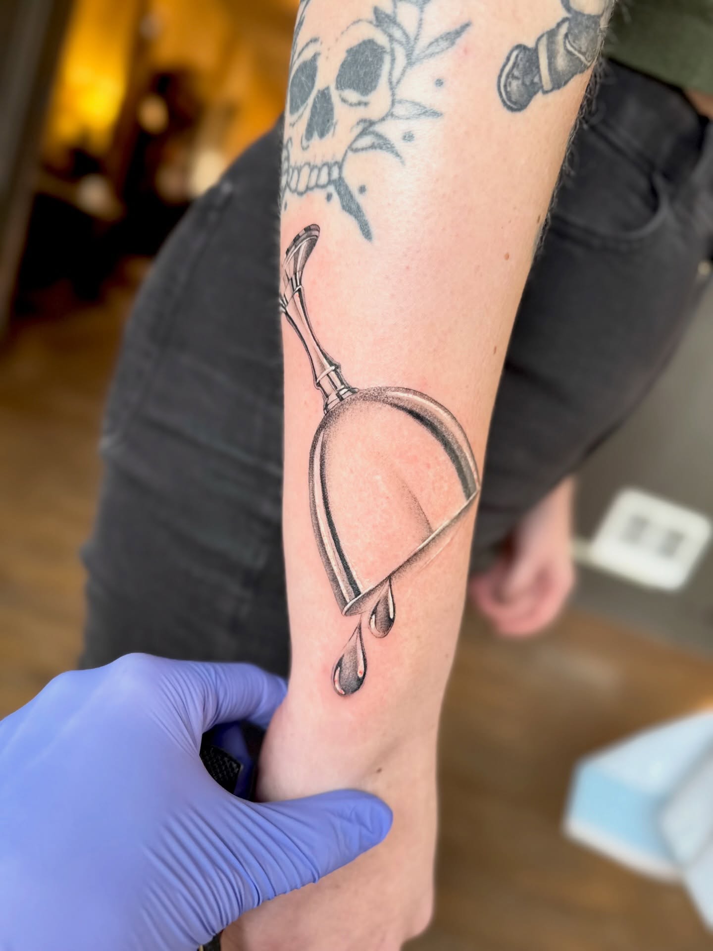 Stethoscope realism tattoo on the forearm by Lily Cuoio~ Seattle