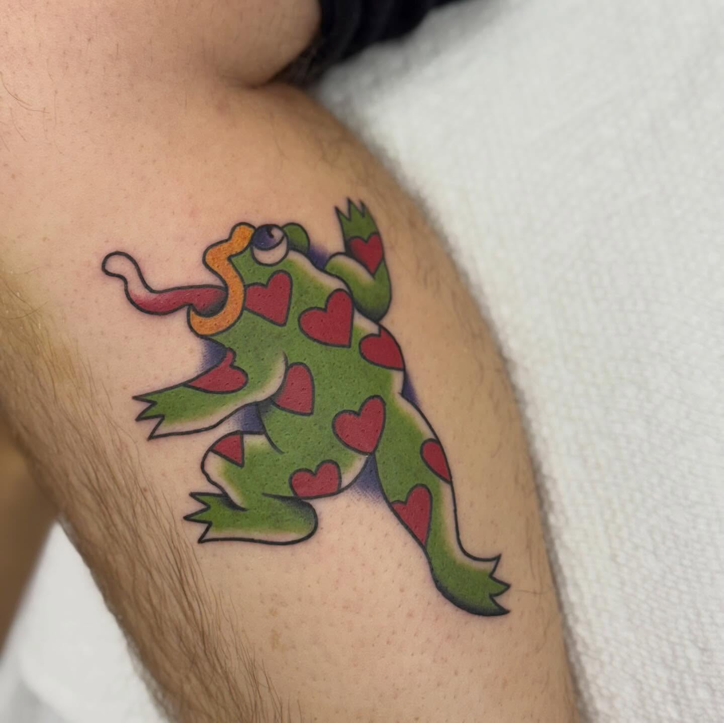 Tattoo by @luckyloutattoos — trash_polka
