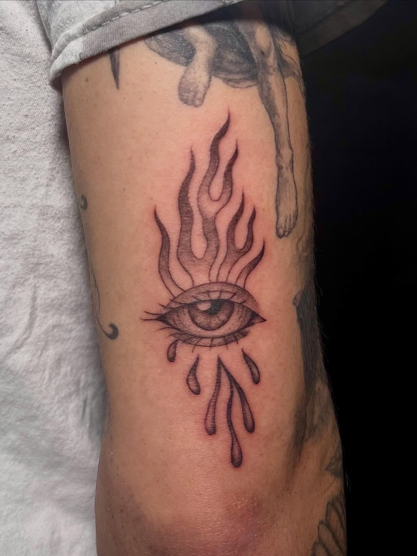 Tattoo by @paris_tattoos18 — black_and_grey