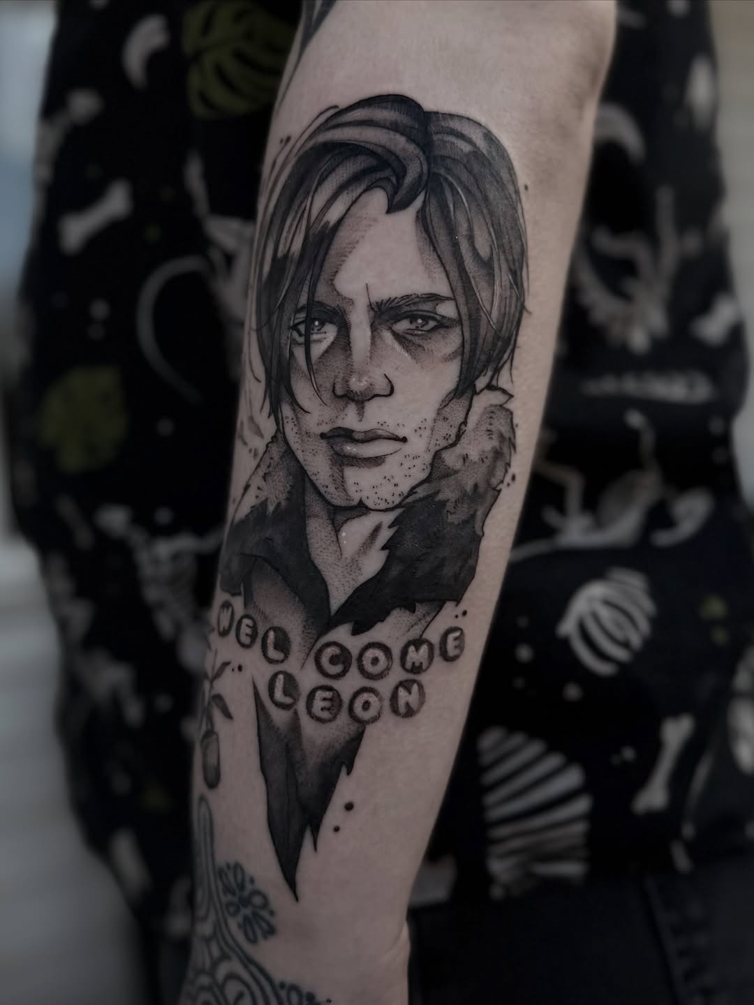 Tattoo by @jynxedtattoo — black_and_grey, realism