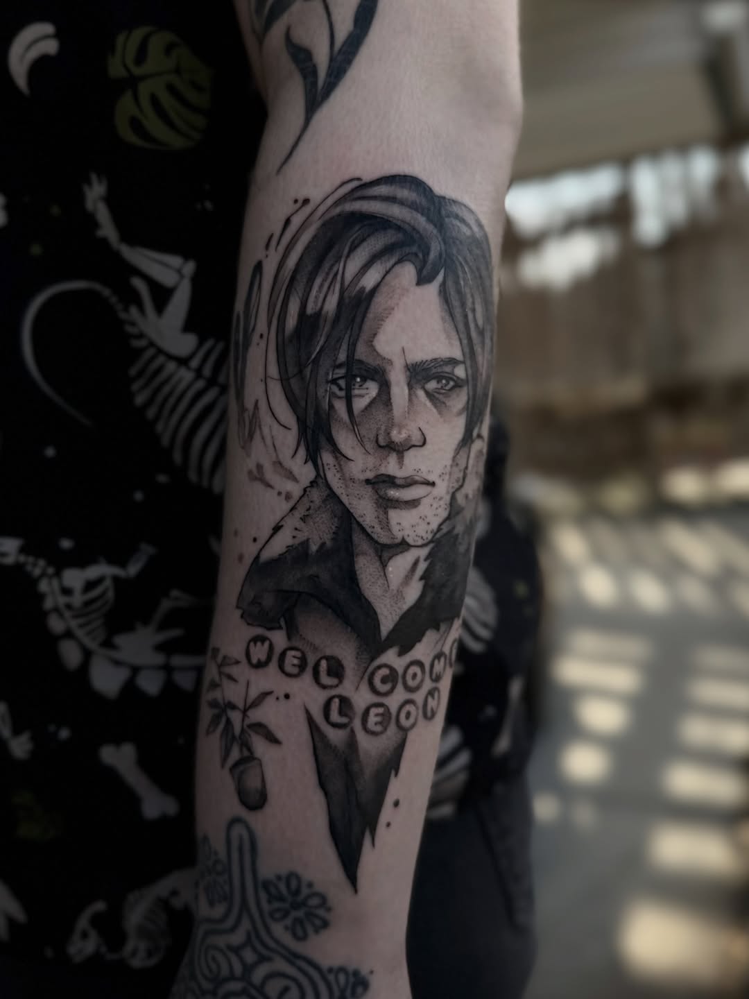 Tattoo by @jynxedtattoo — realism, black_and_grey