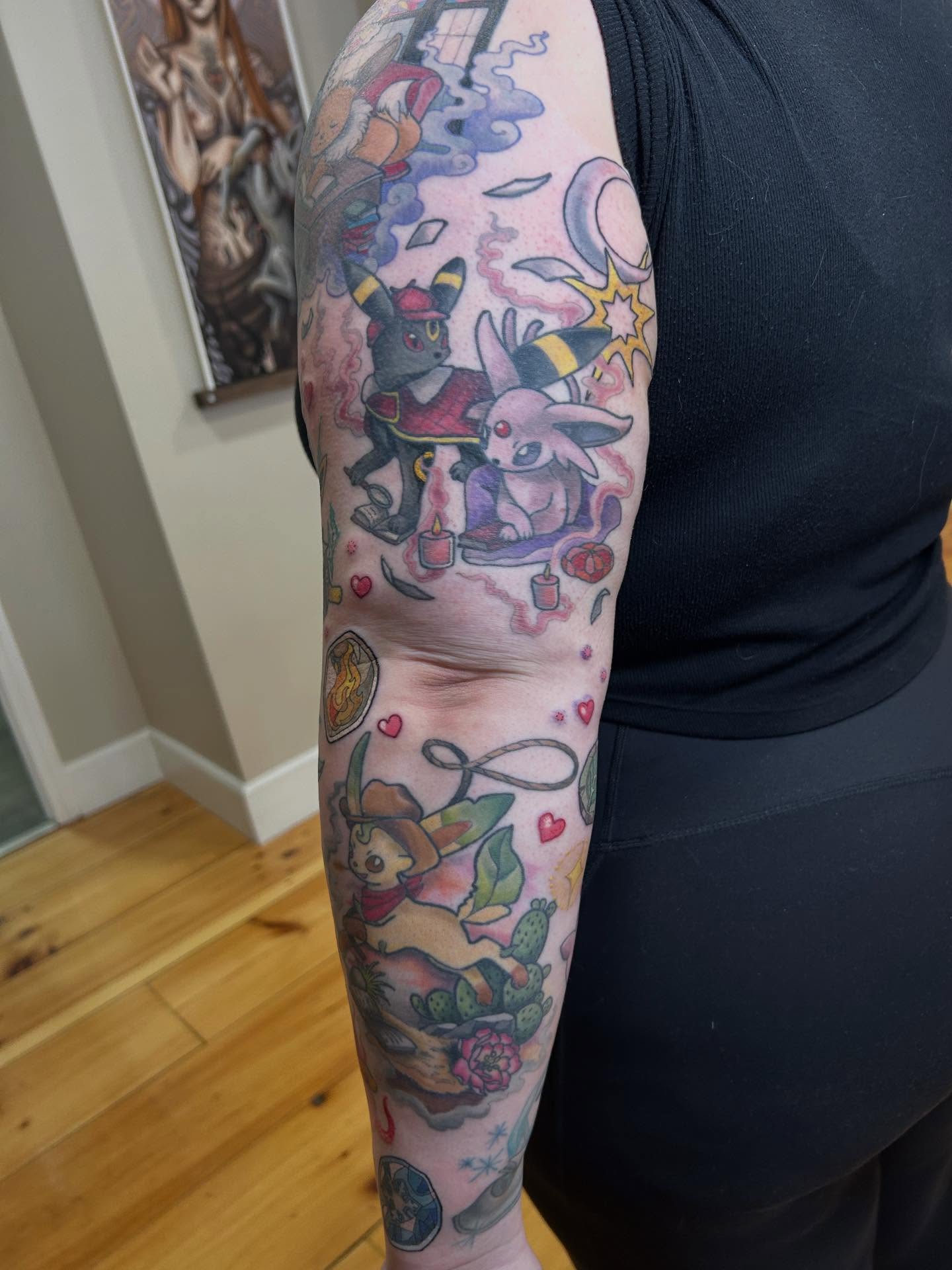 Anime characters anime tattoo on the forearm by 𝓗𝓪𝔂𝓵𝓮𝔂 𝓢𝓪𝓿𝓪𝓰𝓮