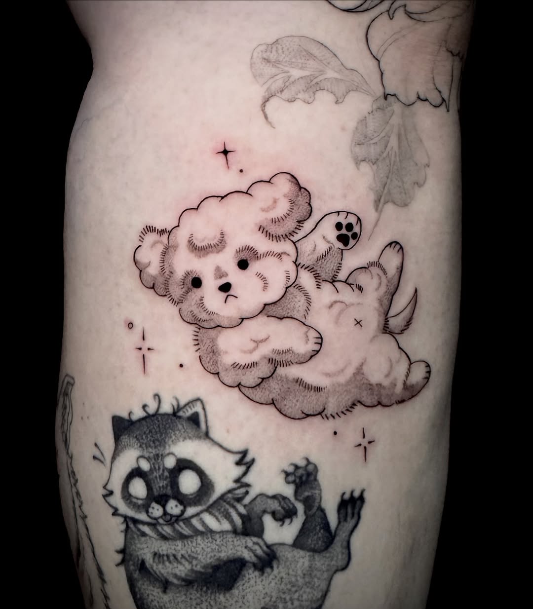 Tattoo by @mochitats — ignorant, black_and_grey