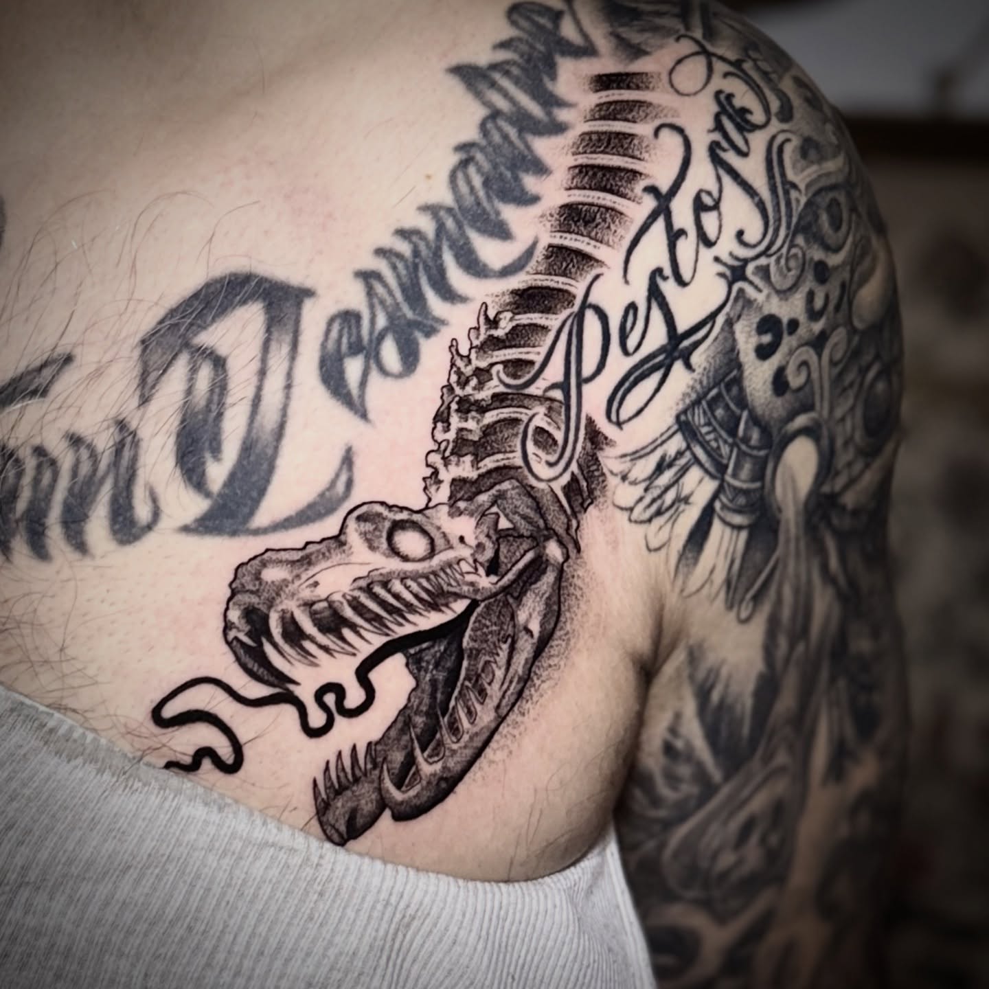 Tattoo by @that.lil.gothgirl — black_and_grey