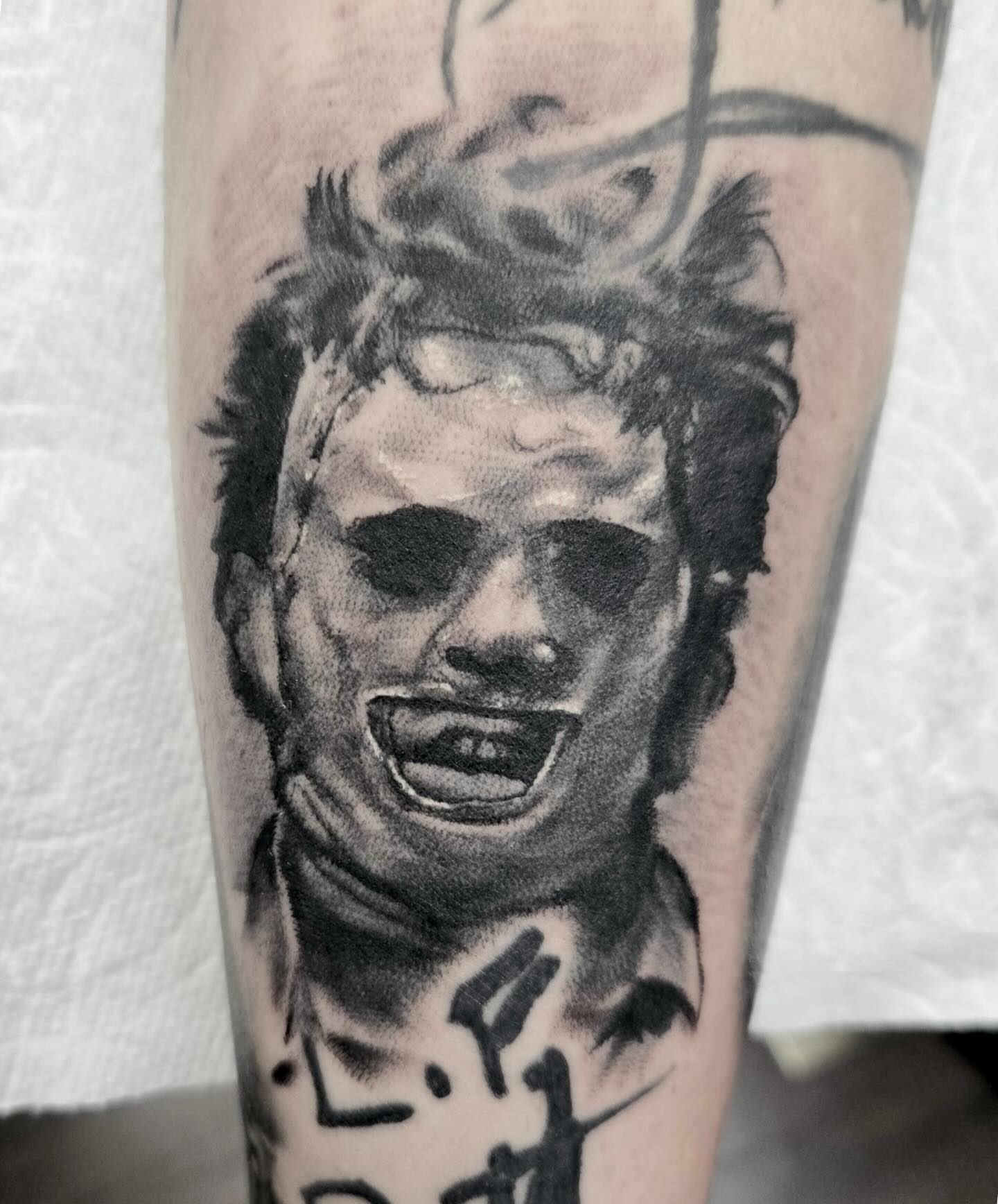 Zombie realism tattoo on the forearm by ๐