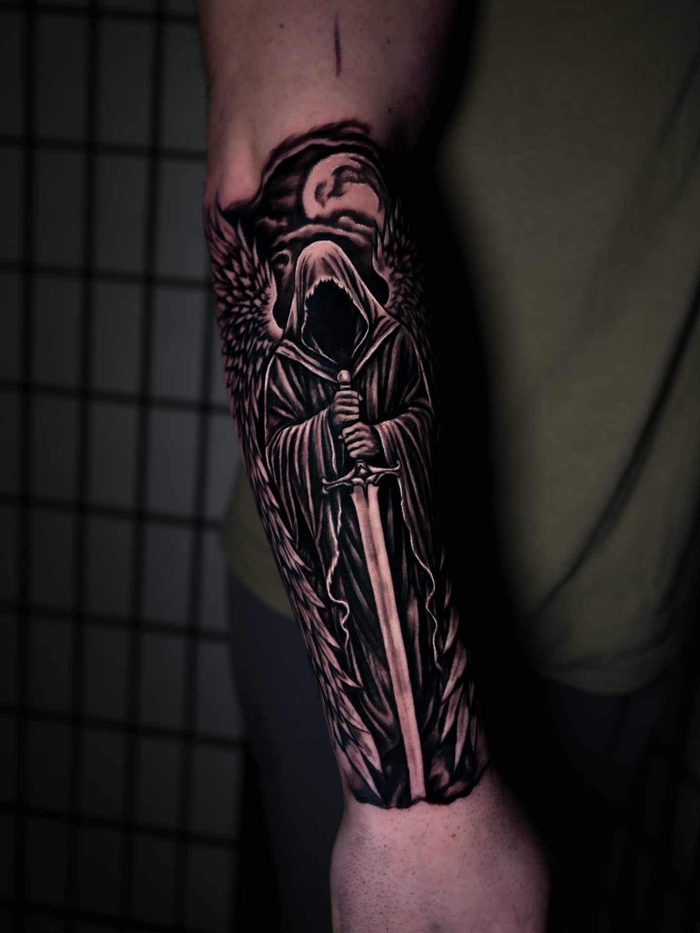 Tattoo by @juan_arias_art — black_and_grey, realism