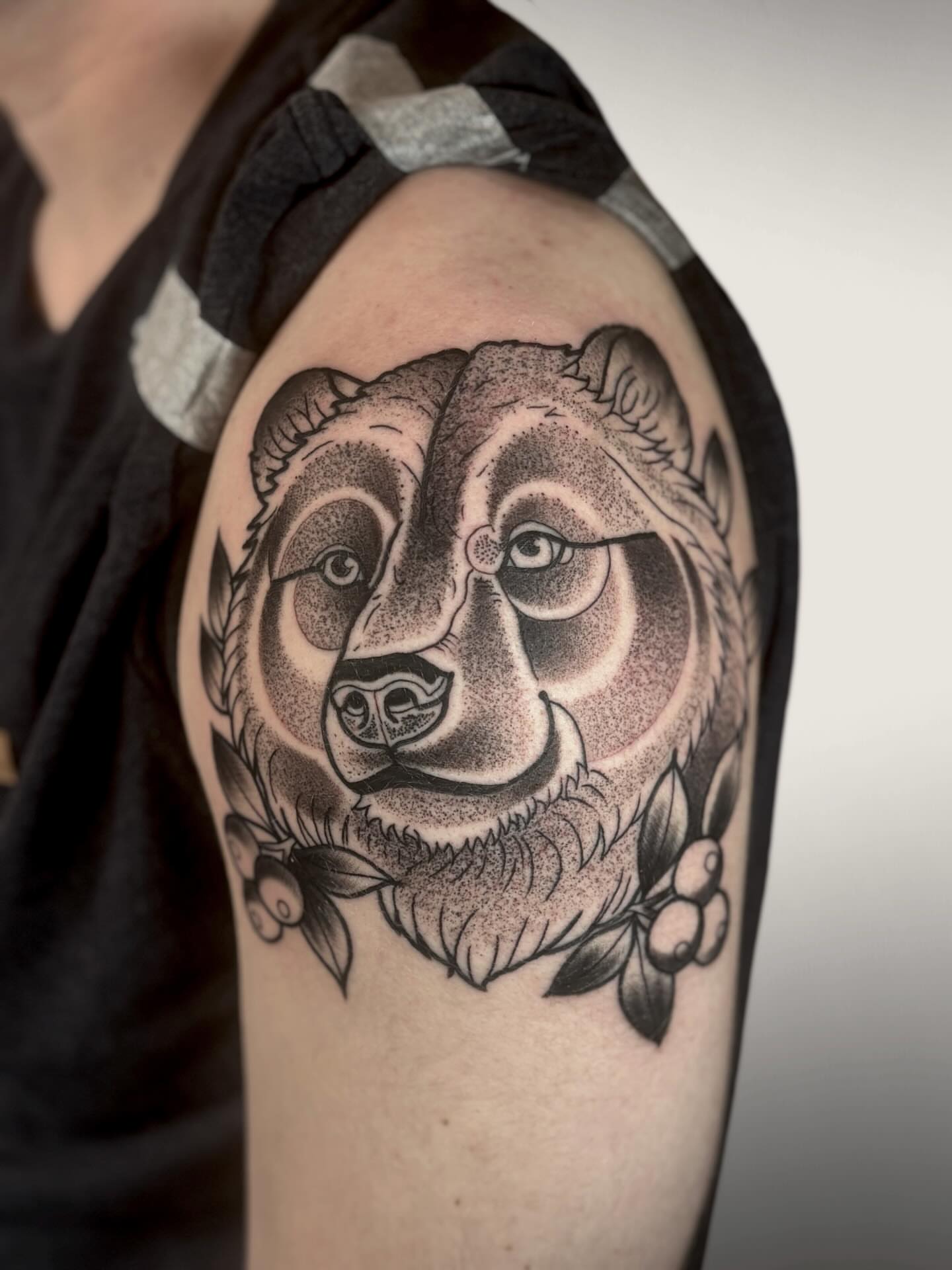 Tattoo by @toddshowdown — dotwork