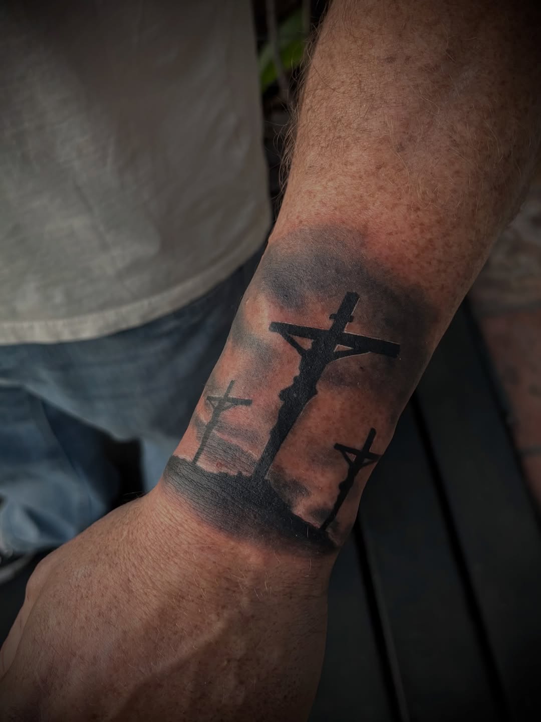 Tattoo by @tattoosbymarcy — black_and_grey, realism