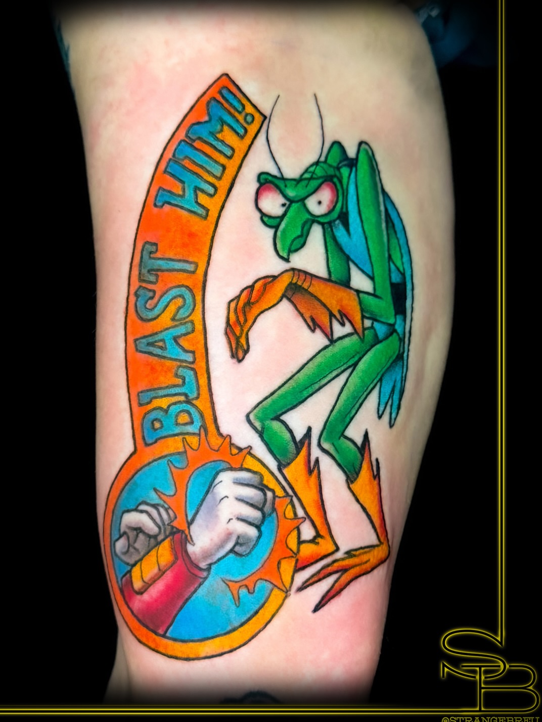 Tattoo by @strangebreu — american_traditional, illustrative