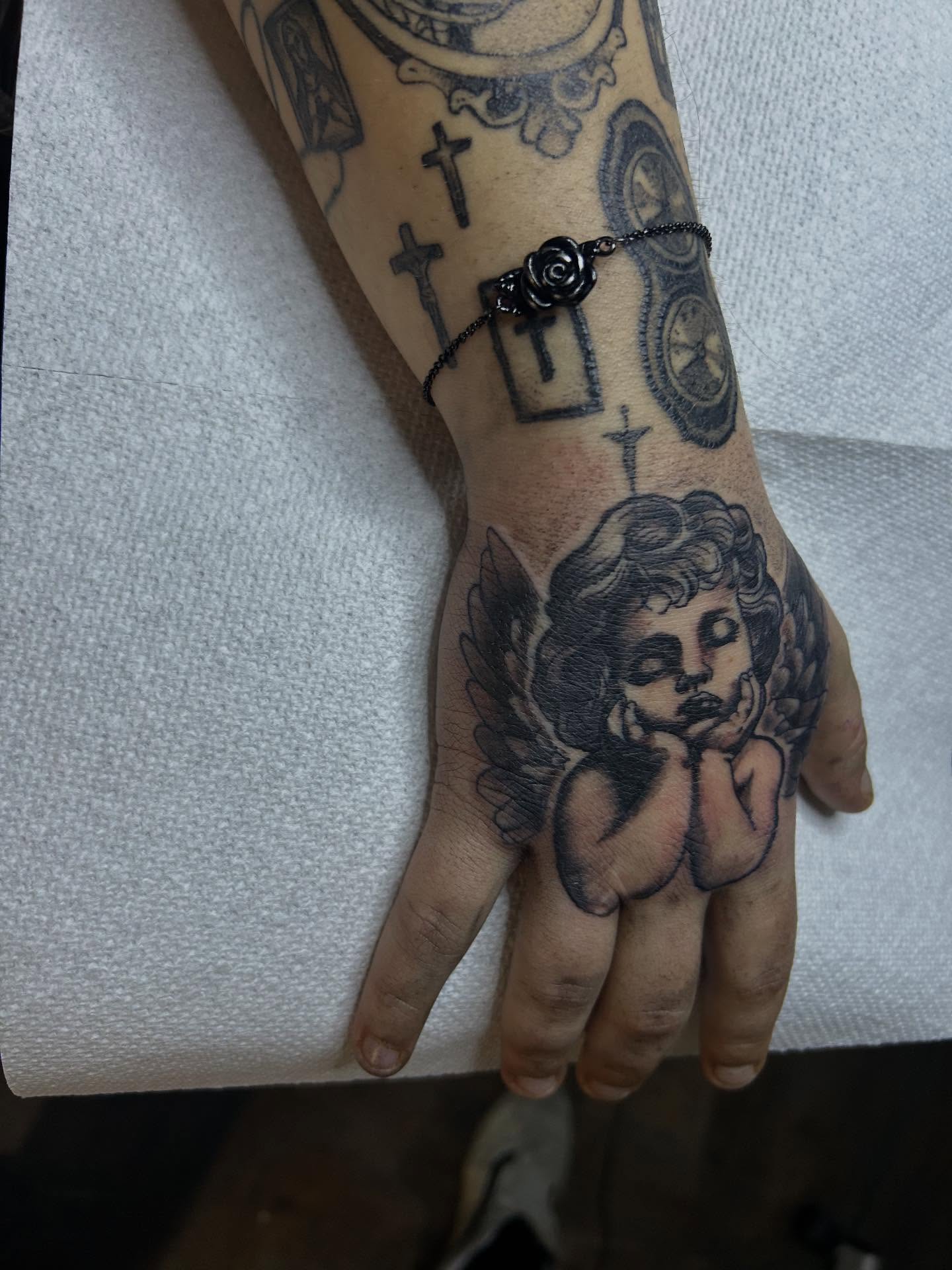 Tattoo by @inkbybray — black_and_grey