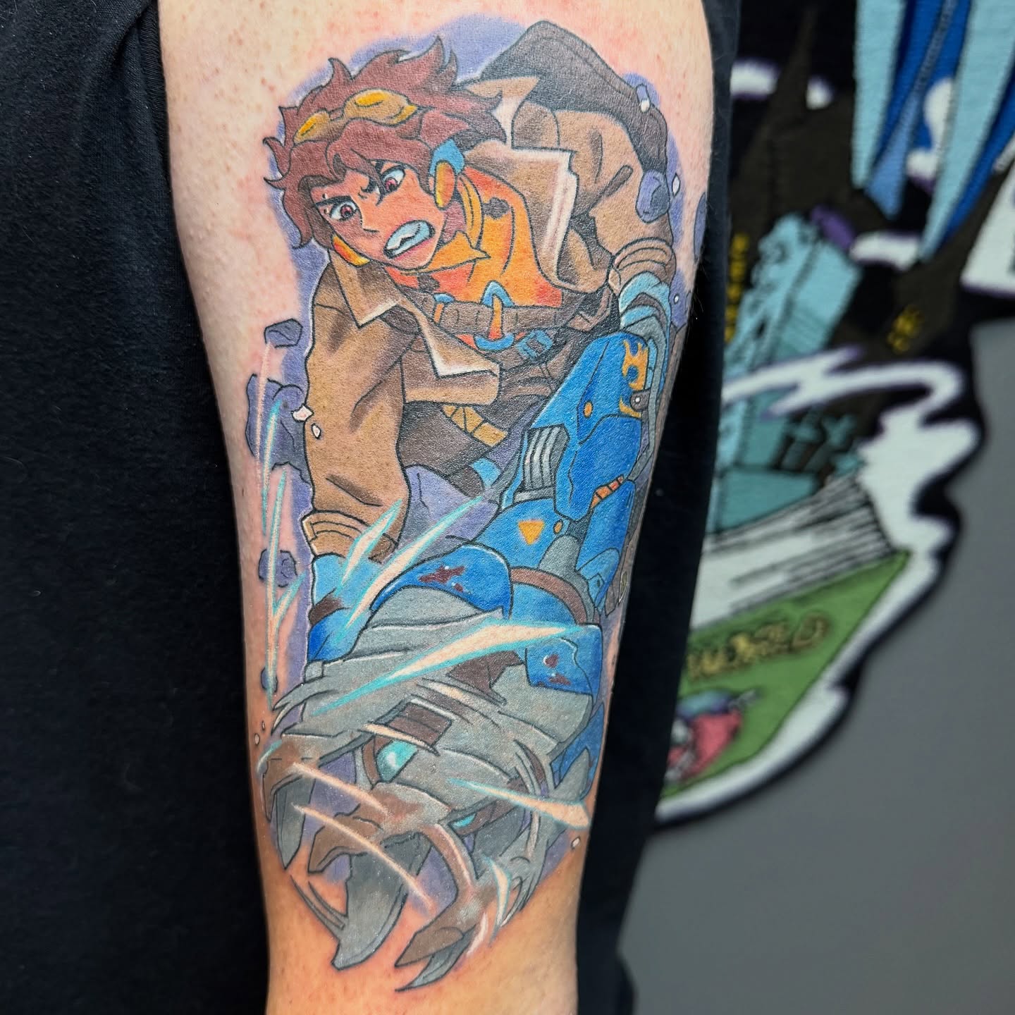 Tattoo by @luckyleftytattoos — anime, illustrative