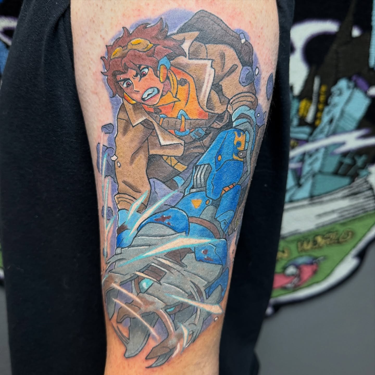 Tattoo by @luckyleftytattoos — anime