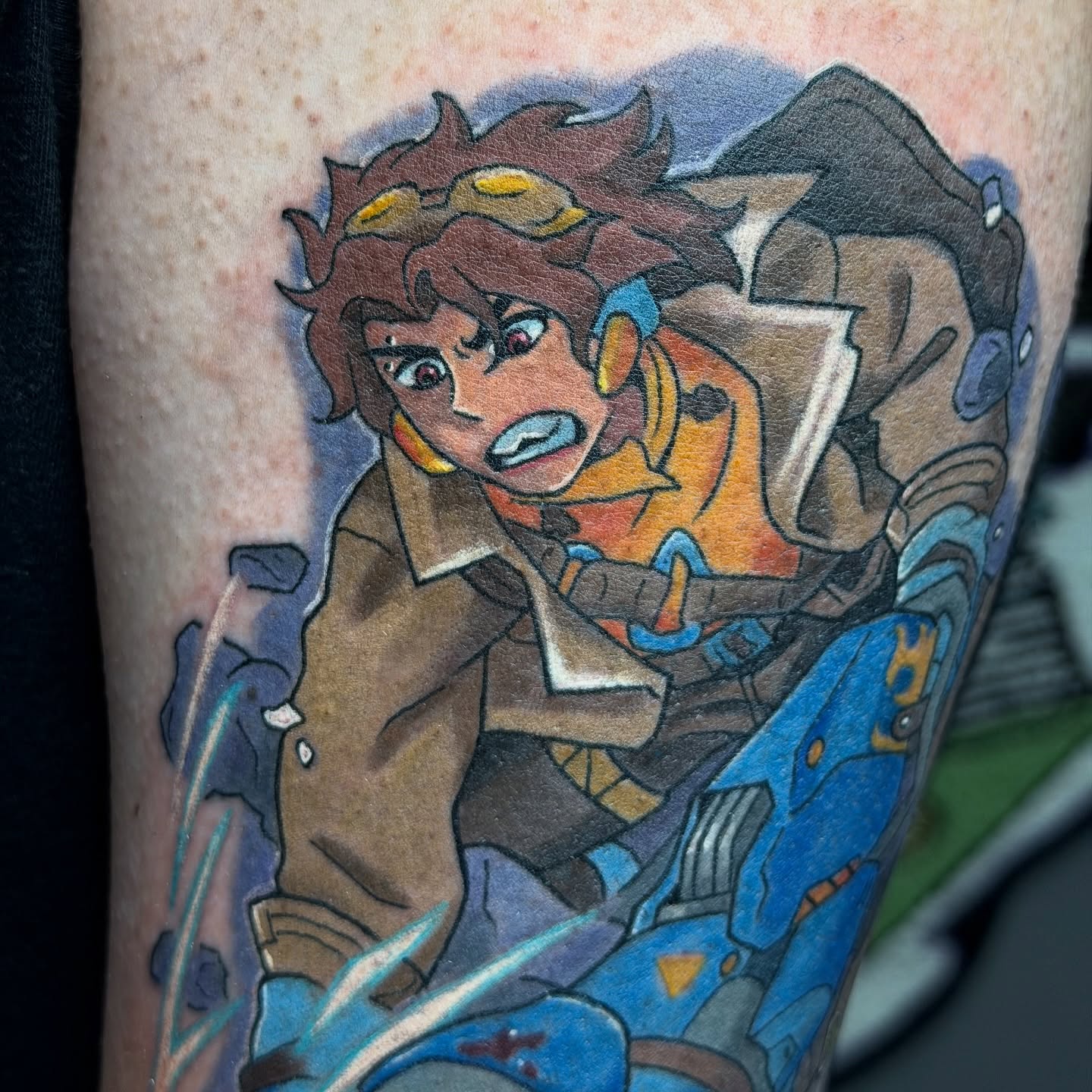 Tattoo by @luckyleftytattoos — anime, illustrative