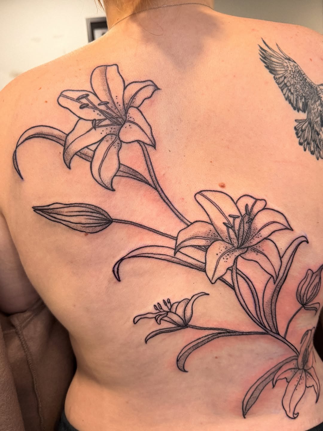 Tattoo by @tattoosbycassidy — fine_line, black_and_grey