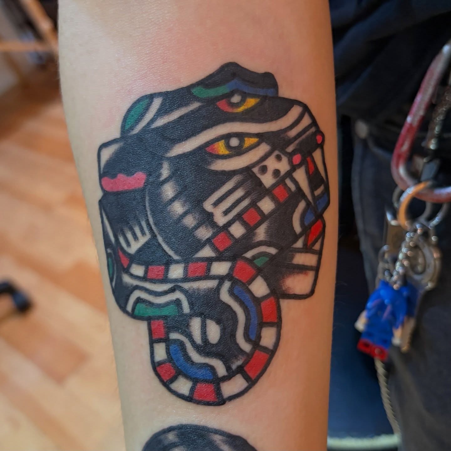 Tattoo by @sloth_bon — american_traditional, trash_polka