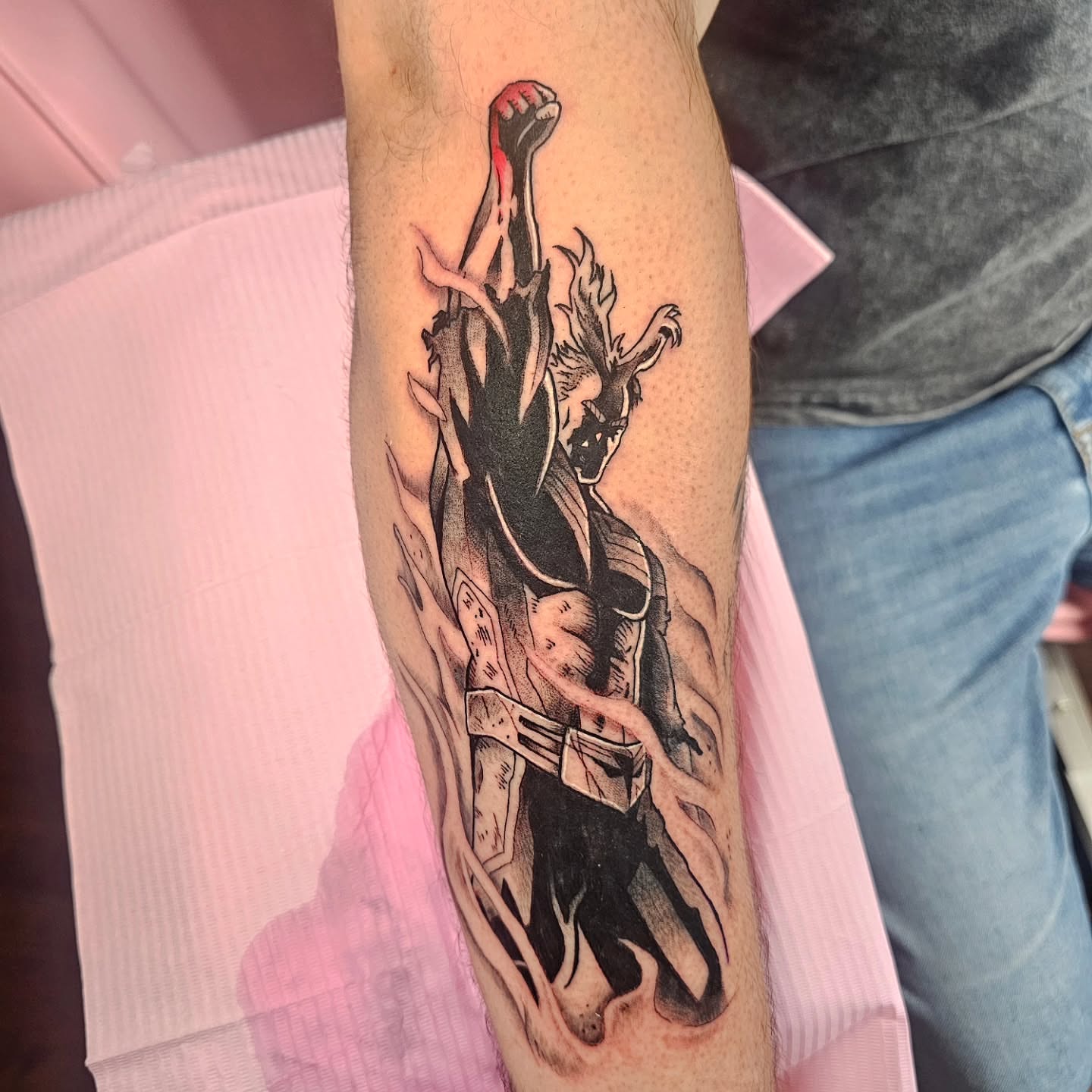 Tattoo by @buhberri_art — anime