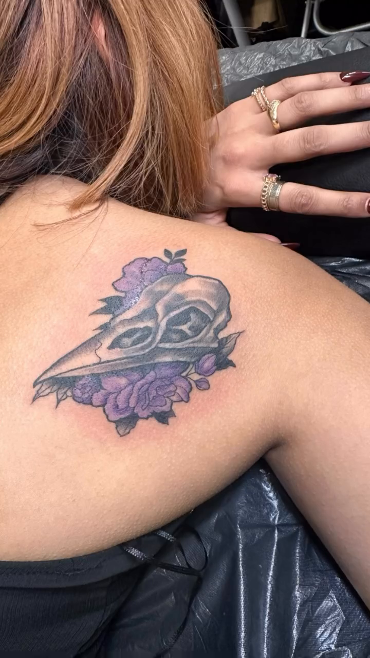 Tattoo by @gracetattoo — black_and_grey, realism