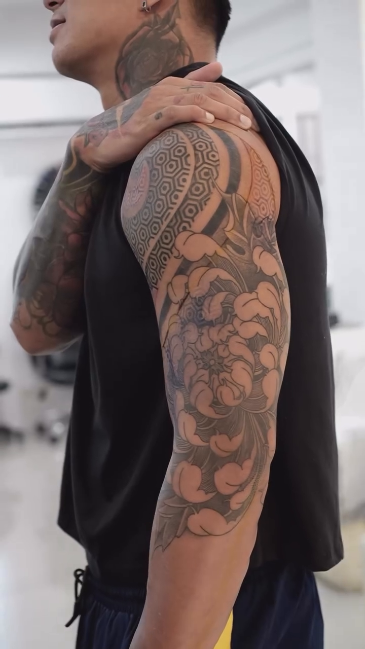 Tattoo by @micogeologo_tattoo — japanese_irezumi, black_and_grey