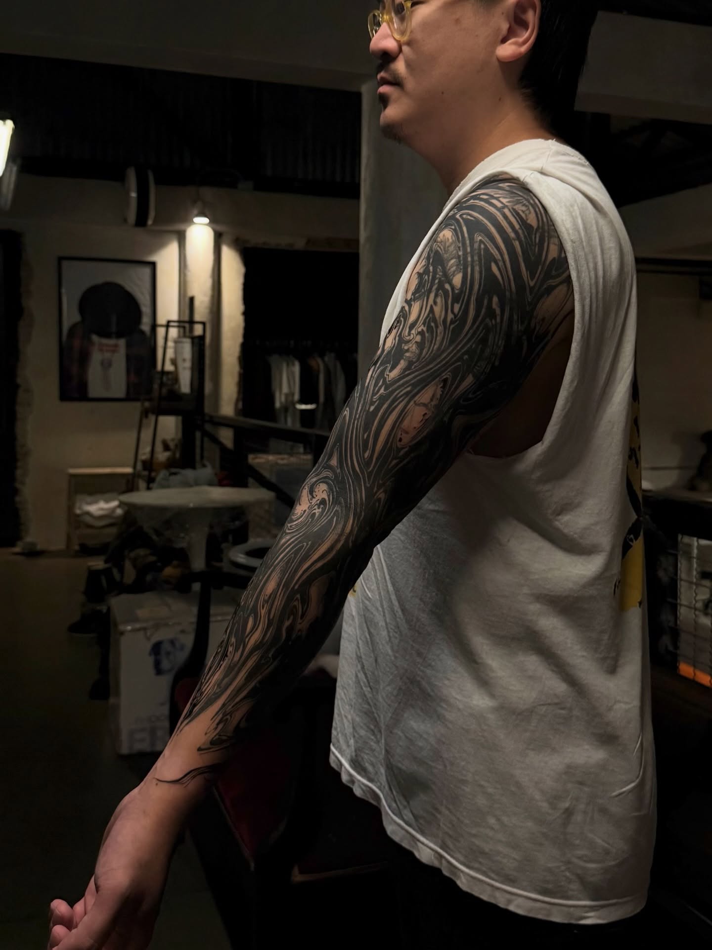 Tattoo by @voldblk — black_and_grey