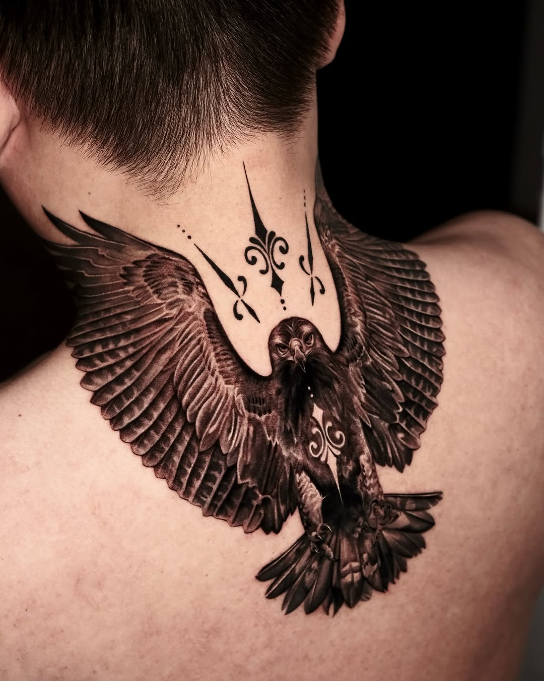 Tattoo by @a_youngg_____ β realism, black_and_grey