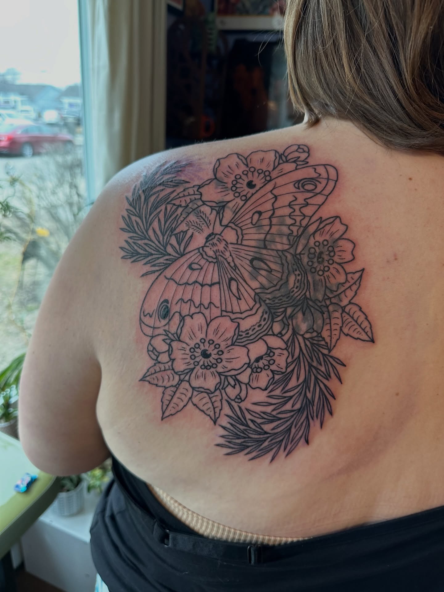 Tattoo by @terminatrixx — black_and_grey