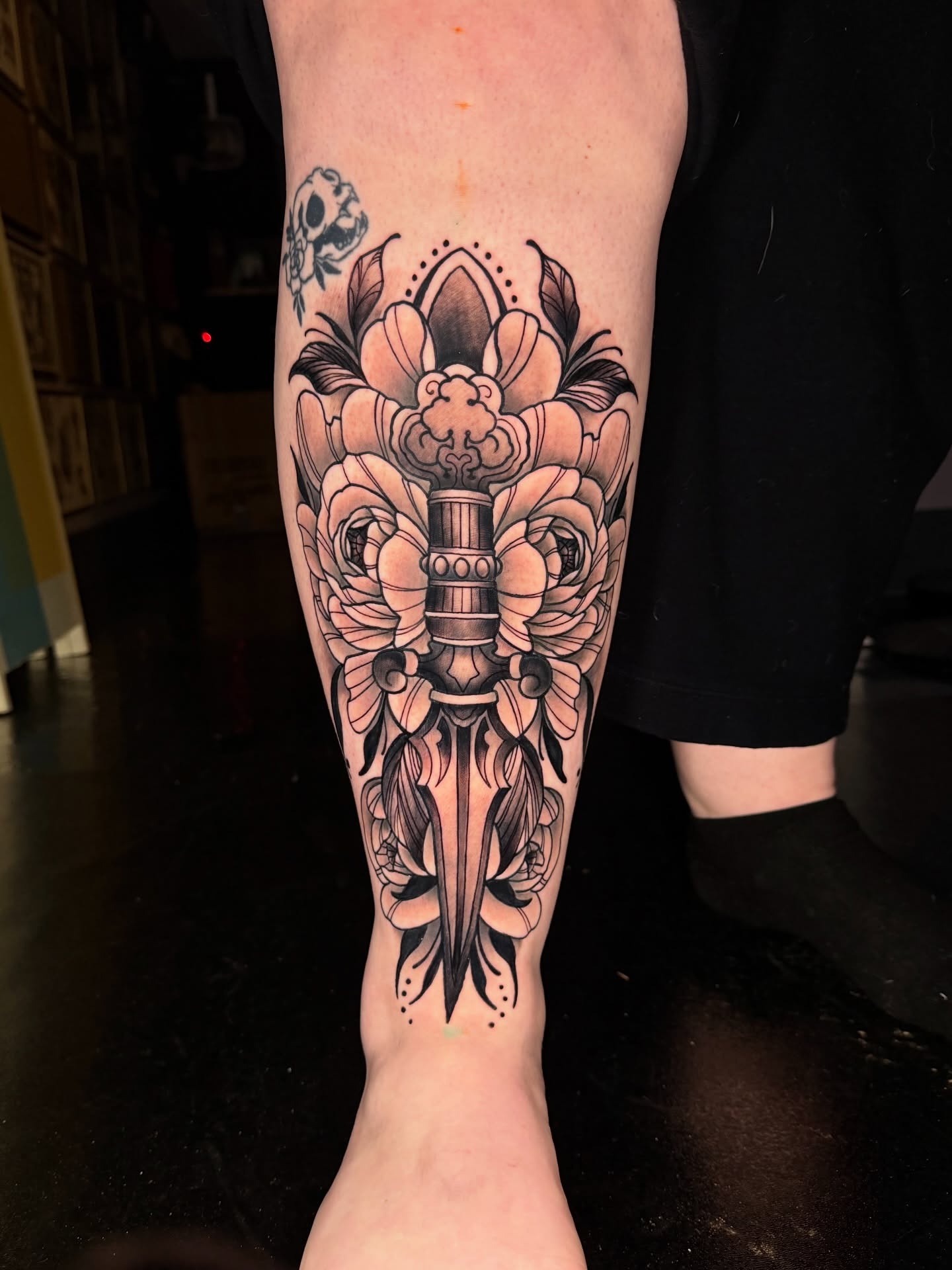 Tattoo by @imatattooer — neo_traditional, dotwork