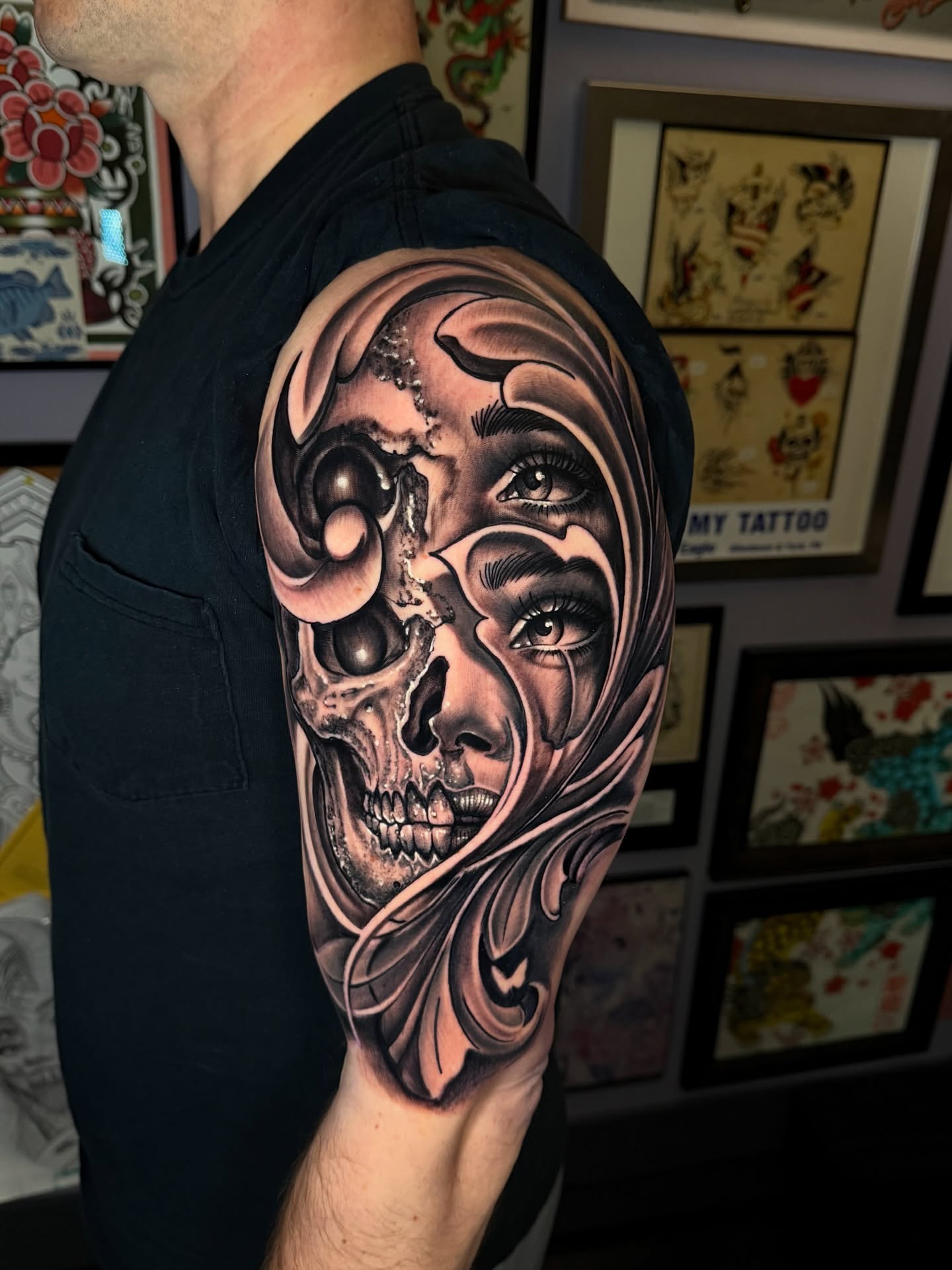 Tattoo by @imatattooer — realism, dark_realism